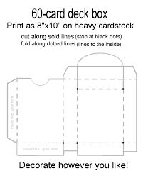 Maybe you would like to learn more about one of these? 60 Card Deck Box Template For Magic Pokemon Yu Gi Oh Etc You Re Welcome Deck Box Diy Card Box Deck Of Cards