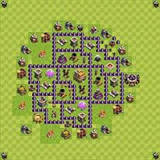 Formasi base th 8 war dengan terinspirasi oleh serangan hog yang begitu sering terjadi. Best Th7 Trophy Defense Base Layouts Town Hall Level 7 Coc Trophy Bases Page6