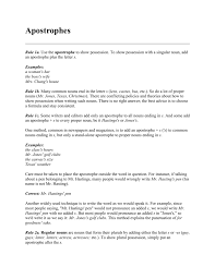 Apostrophes
