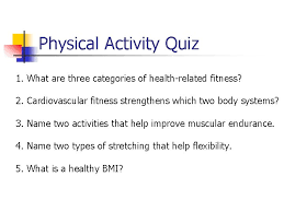 To answer this question, investigators have studied three main kinds of physical activity: Aim What Are The Components Of Healthrelated Fitness