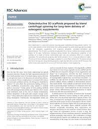 Shop at carolina herrera's official website. Pdf Osteoinductive 3d Scaffolds Prepared By Blend Centrifugal Spinning For Long Term Delivery Of Osteogenic Supplements