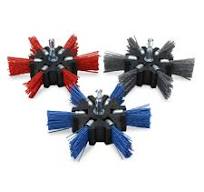 4" Nylon Wire Strip Flap Brush - 1/4" Hex Shank