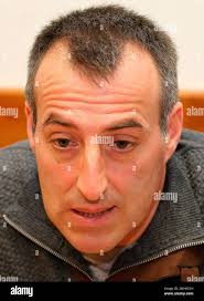 David Pla, a former ETA activist, speaks during an interview in Hendaye,  southwestern France, Wednesday, Dec.18, 2019. (AP Photo/Bob Edme Stock  Photo