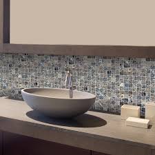 I suggest going top to bottom, right to left. Wallpops Marble 12 2 X 24 4 Vinyl Peel Stick Mosaic Tile In Grey Reviews Wayfair Ca