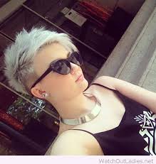 Turn your teeny afro into a short funky hairstyle with one small change. Cool Undercut Pixie Funky Short Hair Short Hair Styles Trendy Short Hair Styles