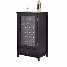 Vidaxl oak wine cabinet 72x32x90cm bar kitchen drink. Globe House Products Ghp 22 6 X15 7 X40 Dark Brown Mdf 25 Bottle Capacity Wine Cabinet W Shelf Drawer