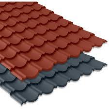 Tole Imitation Tuiles Emboitable Bacacier Tuile R Originale Coloris Brun Mat Dimension 1200 X 946 Mm 1 00 M Bardage Gris Bardage Bardage Bois Composite