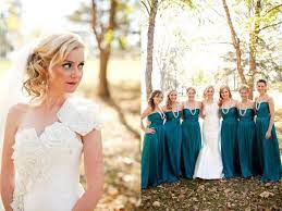 An Elegant Evening Picnic Teal Bridesmaid Teal Bridesmaid Dresses Teal And Grey Wedding