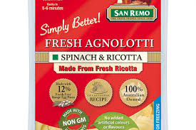 Get ricotta cheese at best price with product specifications. Spinach And Ricotta Agnolotti San Remo