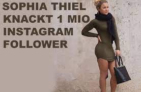 Sophia thiel pictures and photos. Sophia Thiel Knackt Eine Million Instagram Follower