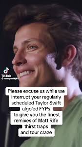 Get ready for the remix and FYP take over fall 2023- @Taylor Swifts Tour  wraps up in August as @Matt Rifes kicks off in September #mattrifetok  #mattrifecomedy #problemattictour #erastour #mattrife ...