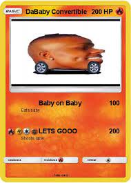 Dababy was noted for his apparent resemblance to a convertible. Pokemon Dababy Convertible 6
