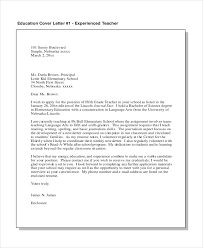 Security guard cover letter (sample letters & examples). Free 10 Sample Teacher Cover Letters In Pdf Ms Word