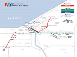 Any content should be recategorised. Cleveland Rta Red Line Map