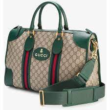 Gucci Gg Supreme Small Duffel Bag 1 665 Liked On Polyvore Featuring Men S Fashion Men S Bags Mens Leat Leather Duffle Bag Men Gucci Bag Mens Leather Bag