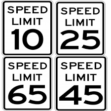 Traffic Signs &amp; Safety - R2-1 18&quot;x24&quot; Speed Limit Sign
