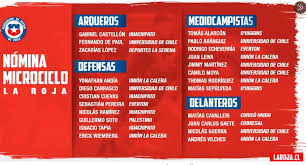 Fanpage oficial de la selección chilena. Nomina Seleccion Local Primerabchile Cl El Portal Del Futbol De Ascenso De Chile