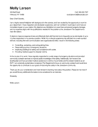 Outstanding Firefighter Cover Letter Examples | Livecareer