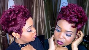 With this method, it won't cover the whole head, just cover half of the head or crown. Full Sew In Weave Pixie Cut Start To Finish Youtube
