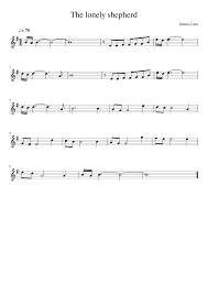 The Lonely Shepherd Pan Flute Sheet Music For Flute Solo Musescore Com