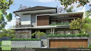 How did she do it? 32 Rumah Urban Tropis Modern Ideas House Exterior House Design House Designs Exterior
