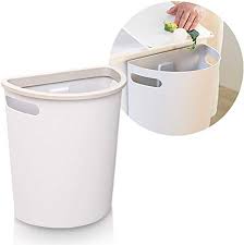 Amazon Com Subekyu Small Trash Can Hanging Waste Bin Under Kitchen Sink Plastic Wastebasket Over Cabine Under Kitchen Sinks Under Sink Garbage Can Trash Can