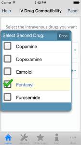 Iv Drug Compatibility Mobile App