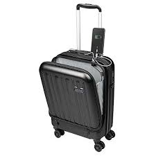 Valise Cabine Avec Compartiment Ordinateur Portable Bagage A Main Trolley Rigide Et Leger 4 Roulettes Doubles Pivotantes A 3 Bagage A Main Valise Cabine Bagage