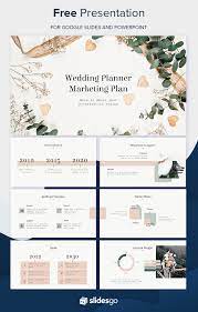 This New Ppt Template And Google Slides Theme Is A Nice Starting Point To Present A Wedding Pl Wedding Planner Marketing Powerpoint Presentation Design Wedding