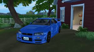 Modern Crafter CC — The Sims 4 - 1999 Nissan Skyline ~ Polycount:...