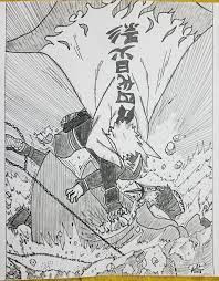 Drew one of the Epic Battle Scene in Anime History : r/Naruto