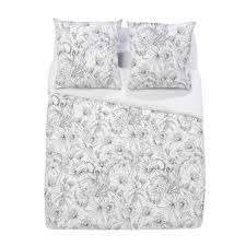 Parure De Lit Blanche Toucan Housse De Couette 2 Taies D Oreiller En Coton 260x240cm 65x65cm Tex Home La Parure De Lit A Prix Carrefour