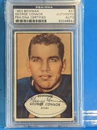George Connor 1953 Bowman signed/auto