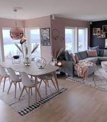 Grey is a perfect neutral. How To Decorate A Grey And Blush Pink Living Room Living Room Grey Apartment Living Room Interior Design Dining Room