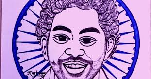 RUSTUM PAINTINGS: ROHIT VEMULA SCHOLAR. RUSTUM PAINTING.