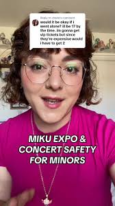 Replying to @charie Minors going to Miku Expo alone. Lets have a chat about  concert safety and I’ll share my word of advice. #mikuexpo #mikuexpo2024  #vocaloidconcert