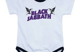 Body Black Sabbath Manga Curta Branco No Elo7 Cherry Baby Moda Alternativa 1416e19