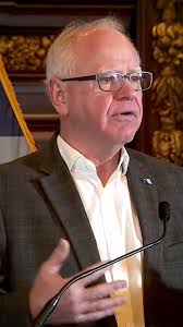 Gov. Walz responded to criticism from President Trump