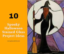 Free halloween stained glass patterns. 10 Spooky Halloween Stained Glass Project Ideas Glass Crafted