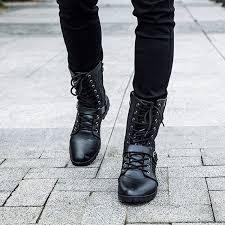 Mens suede lace up boot. Lace Up Boots Mens Black D5868b