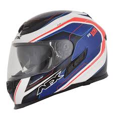 Details About Afx Fx 105 Thunderchief Full Face Helmet Red White Blue