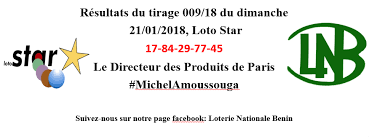 Consultez la liste des tirages du lundi 17 décembre 2018 ici ! Loterie Nationale Du Benin à¤« à¤Ÿ à¤¹à¤° Facebook