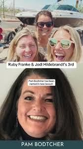 Ruby Franke and Jodi Hildebrandt‘s best friend and the former president of  Connexions, Pam Bodtcher, has been named in a new lawsuit. Michael Tillman  claims Pam Bodtcher visited Jodi Hildebrandt’s ...