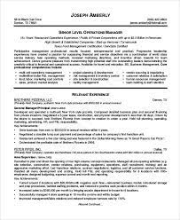 Free and premium resume templates and cover letter examples give you the ability to shine in any application process and relieve you of the stress of building a resume or cover letter from scratch. 7 Operations Manager Resume Free Sample Example Format Free Premium Templates