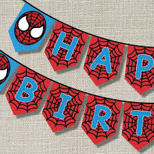 Pin By Yesenia Maria Lozano On Parties Spiderman Birthday Party Spiderman Birthday Happy Birthday Banners