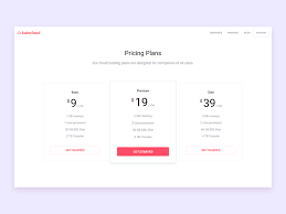 Here, we have a fresh pricing table design created by catalin rosu. Pricing Table By Katherine Kato On Dribbble