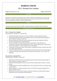 Maybe you would like to learn more about one of these? Personal Care Assistant Resume Samples Qwikresume