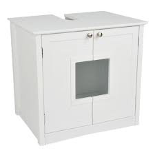 Das katzenklo schrank, von welchem letztendlich hier die rede ist, erscheint als ein strahlend weißer und quadratische würfel mit nach vorn zu öffnender tür, in welcher sich eine nach oben hin spitz zulaufende katzenklappe befindet. Livicom Waschtischunterschrank Schrank Kaufland De