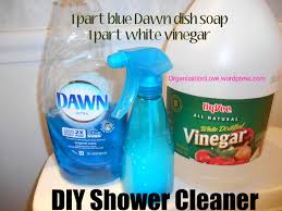 The best part about this homemade bathroom cleaner using vinegar, dawn, and borax is it is proven to work based on science. Dawn And Vinegar Shower Cleaner For The Love Of Organization