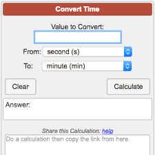 Time Conversion Calculator